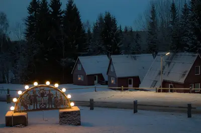 Erzgebirgsidyll im Winter