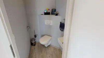 Ein Badezimmer in der Unterkunft Ferienwohnung Wild