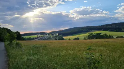 Naturlandschaft in der Nähe der Pension