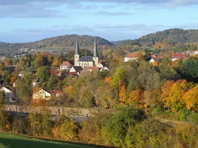 Naturlandschaft in der Nähe der Ferienwohnung