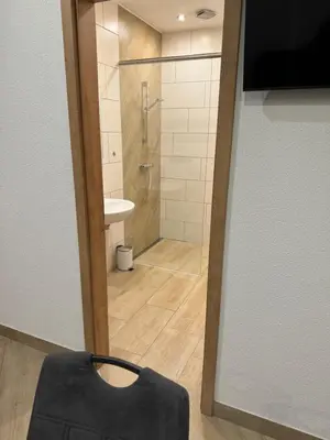 Ein Badezimmer in der Unterkunft Ferienwohnung Zeitler