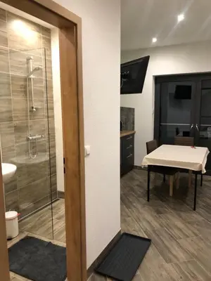 Ein Badezimmer in der Unterkunft Ferienwohnung Zeitler