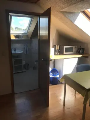 Küche/Küchenzeile in der Unterkunft Ferienwohnung Zeitler