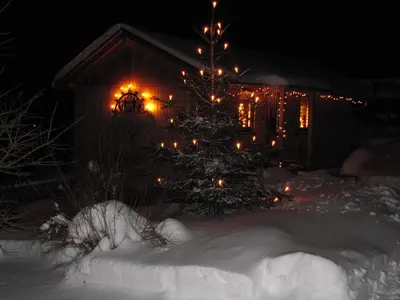 Haus Talsperreneck im Winter