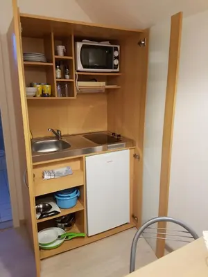 Küche/Küchenzeile in der Unterkunft Haus 