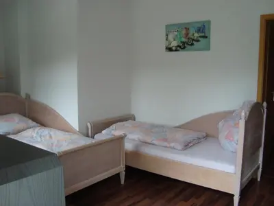 Ein Bett oder Betten in einem Zimmer der Unterkunft Zollhaus
