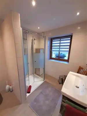 Ein Badezimmer in der Unterkunft Ferienwohnung Beate Zierer