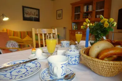 Essen in der Ferienwohnung oder in der Nähe