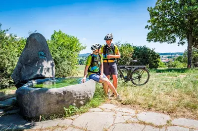 Radfahren an der Unterkunft Familiengasthof Schaller oder in der Nähe
