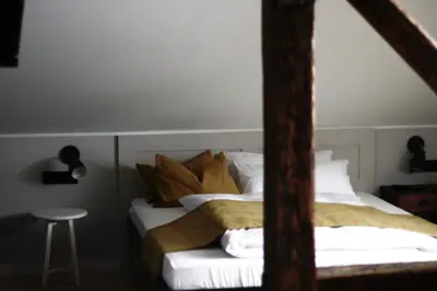 Ein Bett oder Betten in einem Zimmer der Unterkunft Villa Weiss
