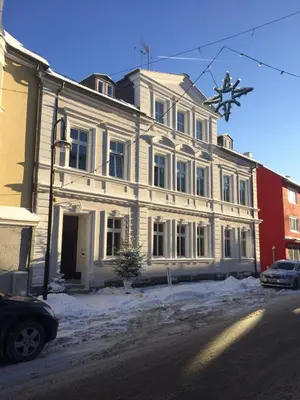 Das Gebäude in dem sich das Hotel befindet