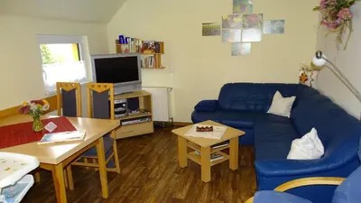 TV/Unterhaltungsangebot in der Unterkunft Ferienwohnung Wasserläufer