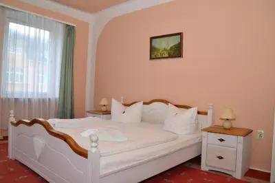Ein Bett oder Betten in einem Zimmer der Unterkunft Hotel Central