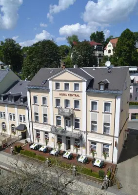 Das Gebäude in dem sich das Hotel befindet