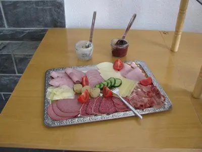 Essen in der Pension oder in der Nähe