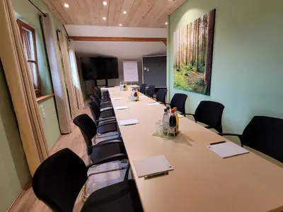 Der Geschäftsbereich oder Konferenzraum in der Unterkunft Landhotel Großeiberhof
