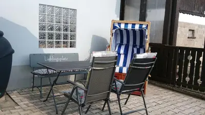 Ein Balkon oder eine Terrasse in der Unterkunft Ferienwohnung Rettinger