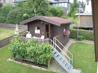 Ein Garten an der Unterkunft Ferienwohnung 