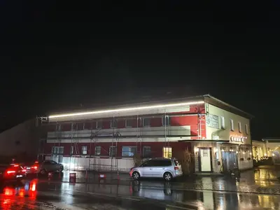 Das Gebäude in dem sich das Hotel befindet