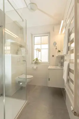 Ein Badezimmer in der Unterkunft Simon´s Ferienwohnungen