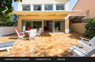 Ein Patio oder anderer Außenbereich in der Unterkunft HEJ Apartments Bayreuth