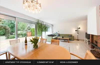 Ein Sitzbereich in der Unterkunft HEJ Apartments Bayreuth