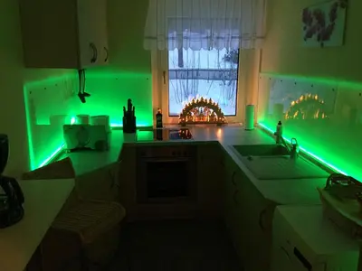 Küche/Küchenzeile in der Unterkunft Ferienwohnung in Oberwiesenthal