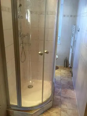 Ein Badezimmer in der Unterkunft Ferienwohnung in Oberwiesenthal