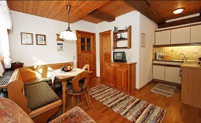 Küche/Küchenzeile in der Unterkunft Gasthof-Pension Kesslsimerhof