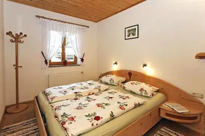 Ein Bett oder Betten in einem Zimmer der Unterkunft Gasthof-Pension Kesslsimerhof