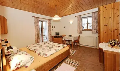 Küche/Küchenzeile in der Unterkunft Gasthof-Pension Kesslsimerhof