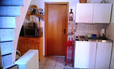 Küche/Küchenzeile in der Unterkunft Ferienhaus Brigitte