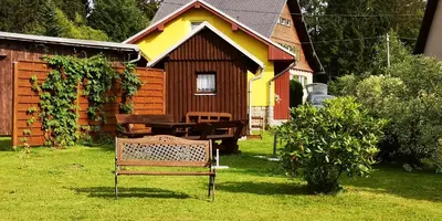 Ein Garten an der Unterkunft Ferienhaus Brigitte