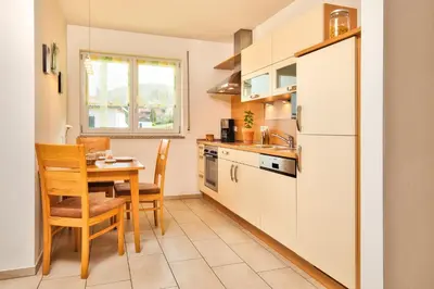 Küche/Küchenzeile in der Unterkunft Ferienhaus am Johannesbuhl