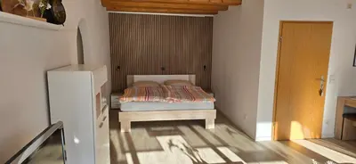 Ein Bett oder Betten in einem Zimmer der Unterkunft Haus Annemarie