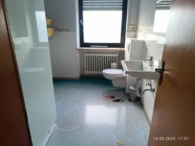 Ein Badezimmer in der Unterkunft Pension Erika