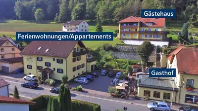 Die Umgebung um die Pension