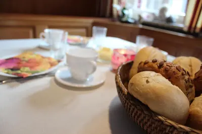 Essen in der Pension oder in der Nähe