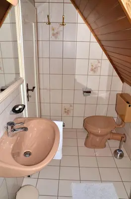 Ein Badezimmer in der Unterkunft 3 Sterne Ferienwohnungen Wachter
