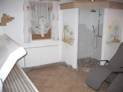 Ein Badezimmer in der Unterkunft Ferienwohnung Söllner