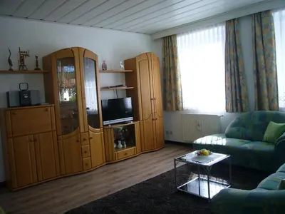 TV/Unterhaltungsangebot in der Unterkunft Ferienwohnung im alten Schulhaus - keine Monteure
