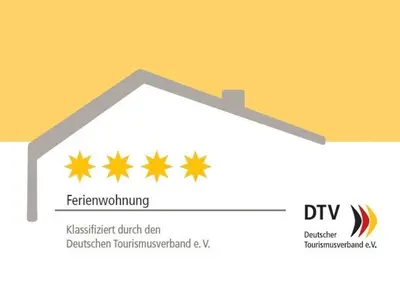 Ein Zertifikat, Auszeichnung, Logo oder anderes Dokument, das in der Unterkunft Ferienwohnung im alten Schulhaus - keine Monteure ausgestellt ist