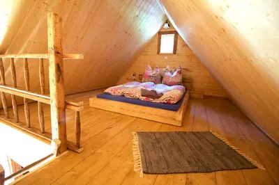 Ein Bett oder Betten in einem Zimmer der Unterkunft Fw. Aschbergblick Anno Dazumal
