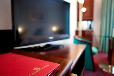 TV/Unterhaltungsangebot in der Unterkunft Hotel Schloss Schwarzenfeld