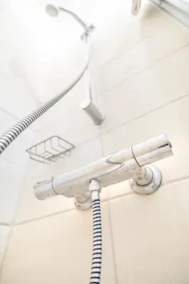 Ein Badezimmer in der Unterkunft Weisses Rössl