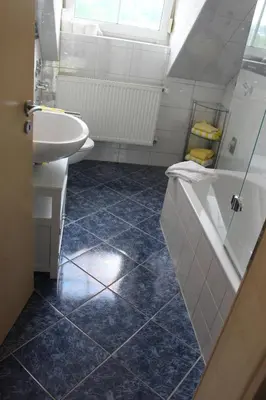 Ein Badezimmer in der Unterkunft Landhotel Grabinger