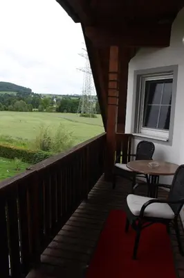 Ein Balkon oder eine Terrasse in der Unterkunft Landhotel Grabinger