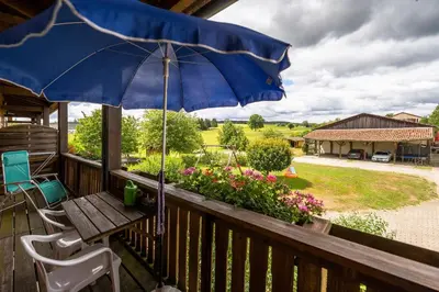 Ein Garten an der Unterkunft Ferienwohnung Haus Inge