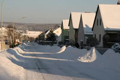 Ferienwohnung Waldstraße im Winter