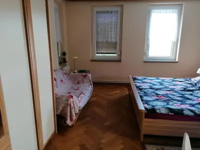 Ein Bett oder Betten in einem Zimmer der Unterkunft Cozy Apartment Near Ski